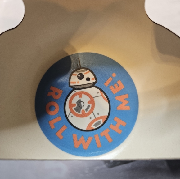 Star Wars Be A Rebel BB8 Dinnerware Set Bamboo Fiber 5 pc Kids Plate - Picture 3 of 5